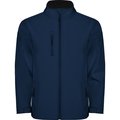 Cazadora Softshell con cremallera invertida Marino L