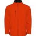 Cazadora Softshell con cremallera invertida Naranja Fuego S