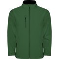 Cazadora Softshell con cremallera invertida Verde Botella 2Xl