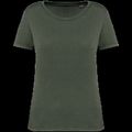 Camiseta ajustada algodón orgánico mujer Washed Organic Khaki L