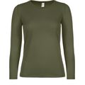 Camiseta clásica manga larga mujer Urban Khaki S
