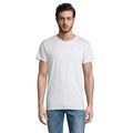 Camiseta ajustada de cuello redondo para hombre Ceniza M