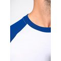 Camiseta bicolor manga corta hombre