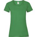 Camiseta entallada mujer 100% algodón Kelly Green S
