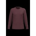 Camiseta orgánica manga larga unisex Dark Cherry L