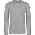 Camiseta manga larga hombre algodón Sport Grey M