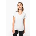 Camiseta cuello de pico mujer