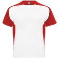 Camiseta técnica transpirable de secado rápido Blanco/Rojo 12