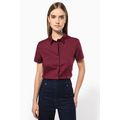 Camisa cómoda manga corta mujer