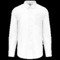 Camisa oxford hombre algodón poliéster White 3Xl
