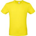 Camiseta hombre 100% algodón preencogido Solar Yellow L