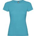 Camiseta de manga corta entallada Turquesa 3/4