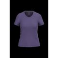 Camiseta de manga corta cuello pico mujer Purple M