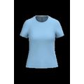 Camiseta manga corta mujer algodón Sky Blue M
