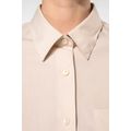 Camisa popelina media manga mujer