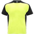 Camiseta técnica transpirable de secado rápido Amarillo Fluor/ Negro 12