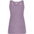 Camiseta Sin Mangas Entallada Espalda Nadadora Lavanda 2Xl