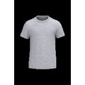 Camiseta Colores lisos 100% algodón Oxford Grey 8/10 Ans
