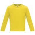 Camiseta Manga Larga Bebé Amarillo 12 Meses