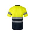 Camiseta técnica con bandas reflectantes