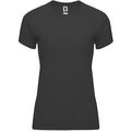 Camiseta Mujer Control Dry Entallada Plomo Oscuro Xl