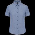 Camisa oxford mujer manga corta Oxford Cobalt Blue L