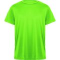 Camiseta Transpirable Manga Corta Verde Fluor S