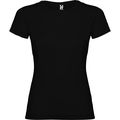 Camiseta de manga corta entallada Negro 1/2