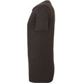 Camiseta cuello redondo manga corta Charcoal Black Triblend Xl