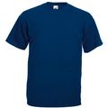 Camiseta hombre algodón cuello redondo Navy S
