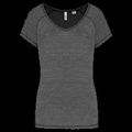 Camiseta deporte mujer ecológica Marl Dark Grey M