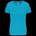 Camiseta de deporte mujer poliéster Light Turquoise Xxl