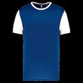 Camiseta bicolor infantil Dark Royal Blue / White 8/10 Ans