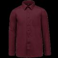Camisa de polialgodón hombre Wine Xl