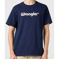 Camiseta algodón con logo Wrangler Navy 3Xl