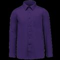 Camisa de polialgodón hombre Purple Xxl