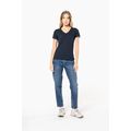 Camiseta de punto piqué mujer
