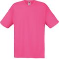 Camiseta niños algodón cuello redondo Fuchsia 3/4 Ans