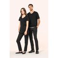 Camiseta algodón cuello de pico hombre