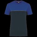 Camiseta bicolor eco Navy / Royal Blue Xs