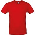 Camiseta hombre 100% algodón preencogido Red L