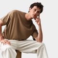 Camiseta de algodón para hombre oversize