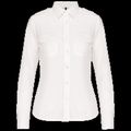 Camisa piloto manga larga mujer White L