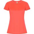 Camiseta ECO Manga Corta Mujer Control Dry Coral Fluor 2Xl