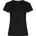 Camiseta entallada de manga corta Negro M