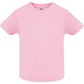 Camiseta de bebé manga corta Rosa Claro 18 Meses