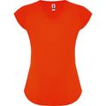 Camiseta Técnica Mujer Entallada Naranja Fuego L