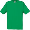 Camiseta niños algodón cuello redondo Kelly Green 3/4 Ans