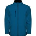 Cazadora Softshell con cremallera invertida Azul Luz De Luna 3Xl