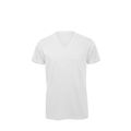 Camiseta Orgánica Cuello de Pico Hombre White M